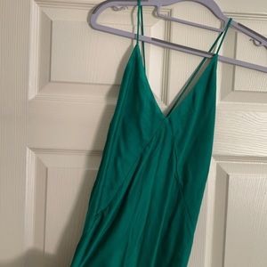 Rat and boa emerald emerald green dress